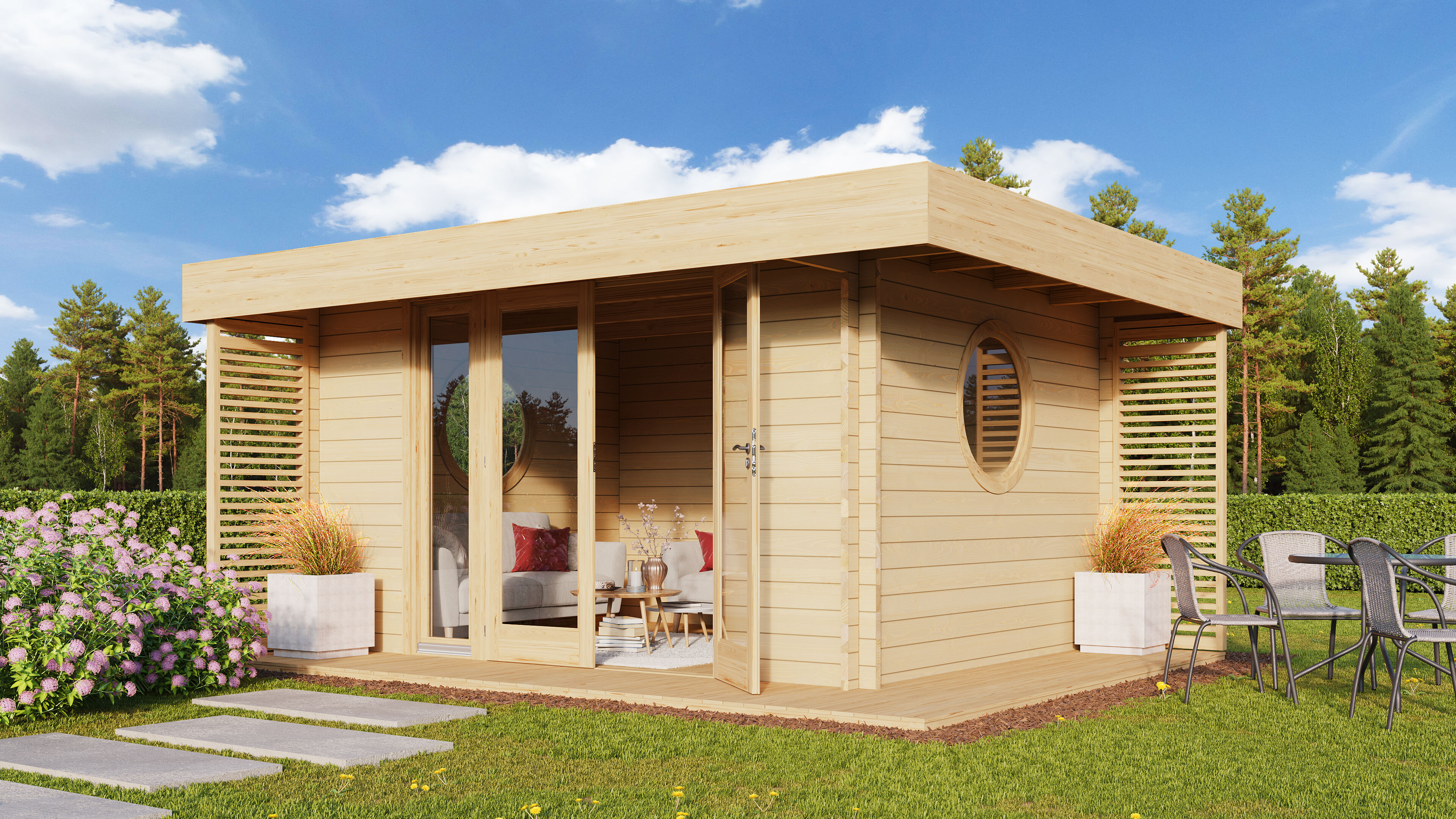 Fjordholz Gartenlounge Modell York 44