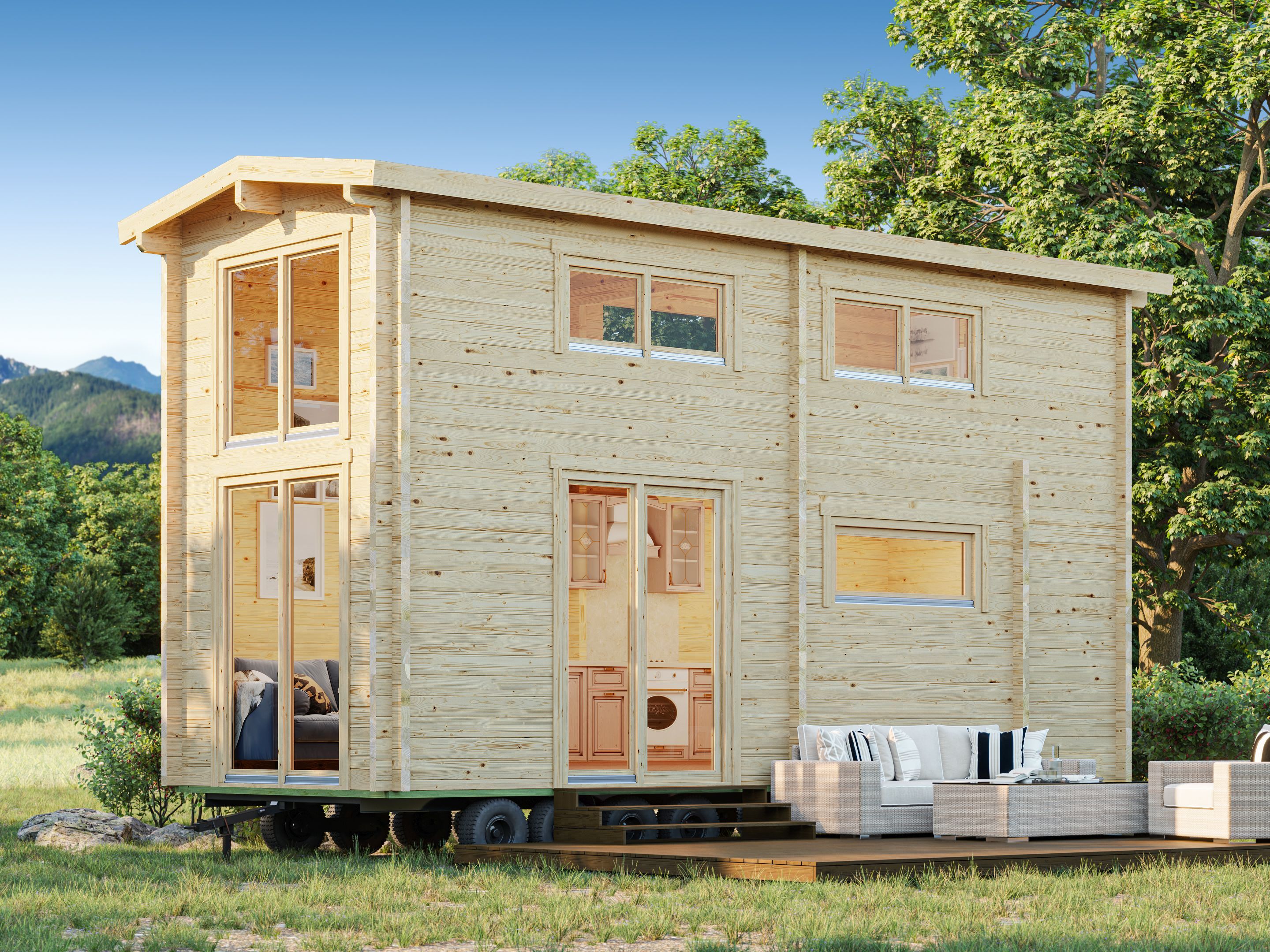 Fjordholz Tiny Gartenhaus Modell Heritage 70 B
