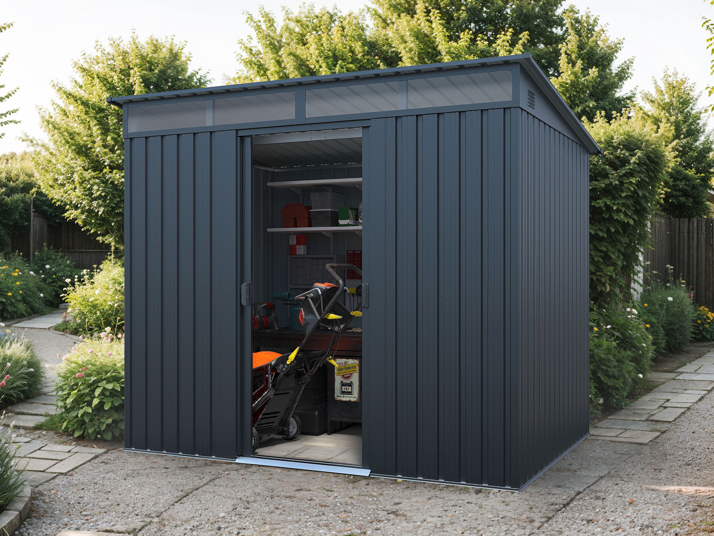 2x2m Metall Gerätehaus Modell Lübeck 3,66 m² Unkategorisiert online kaufen 2x2m Metall Gerätehaus Modell Lübeck 3,66 m² Unkategorisiert online kaufen