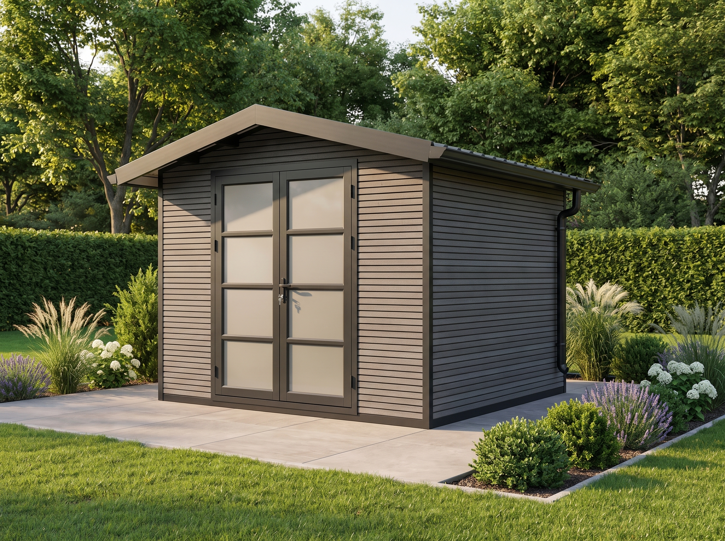 4x2m WPC Gartenhaus Modell Apex 8,40 m²| Rabatt: 30% Unkategorisiert online kaufen