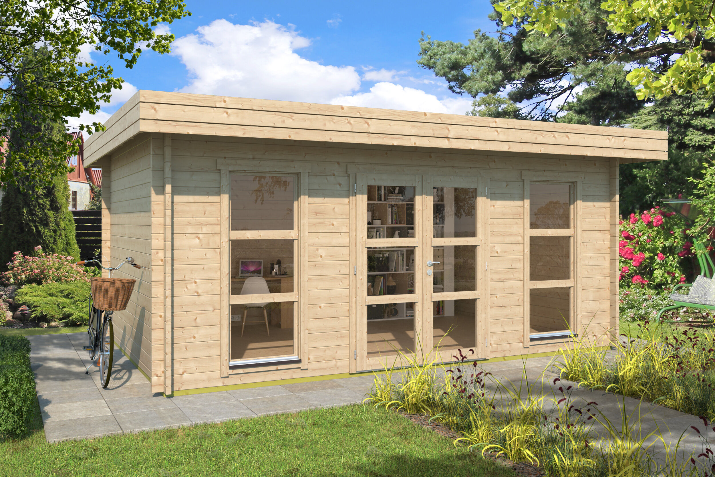 6x4m Fjordholz Gartenhaus Modell Oban 44| Rabatt: 26% Unkategorisiert online kaufen
