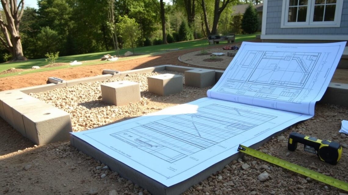 Fundament für das Gartenhaus – Richtig planen und anlegen Fundament für das Gartenhaus – Richtig planen und anlegen