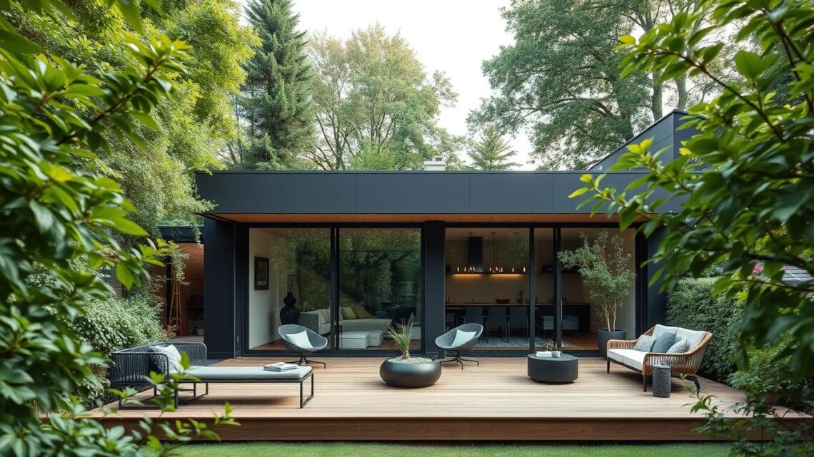 Modernes Gartenhaus Anthrazit für Ihren Outdoorbereich Modernes Gartenhaus Anthrazit für Ihren Outdoorbereich