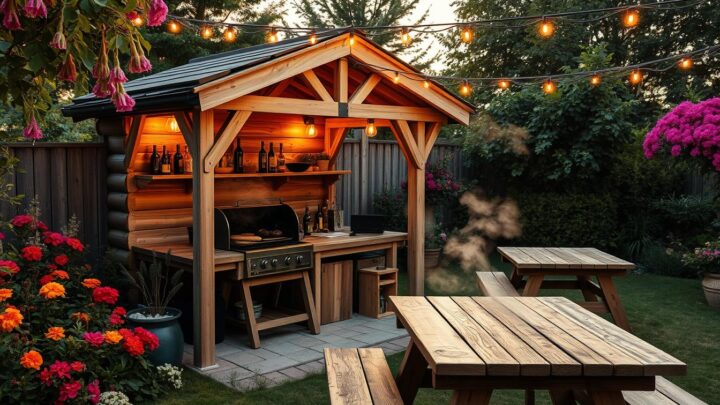 Gemütliche Grillhütte für unvergessliche Grillabende