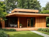 gartenhaus flachdach holz