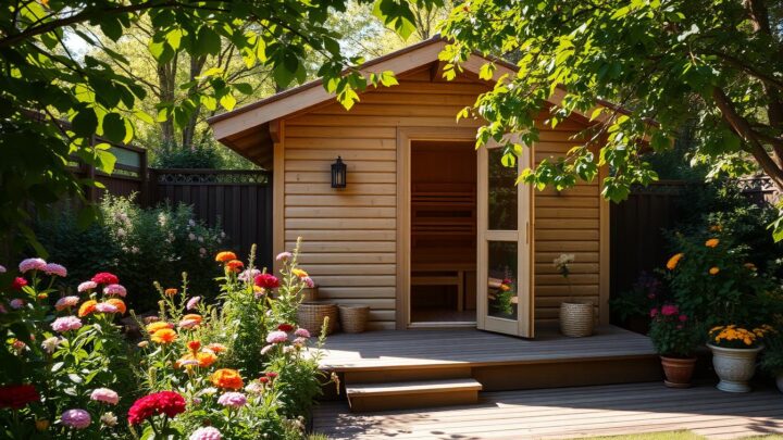 Gartenhaus mit Sauna – Wellness für Ihren Garten