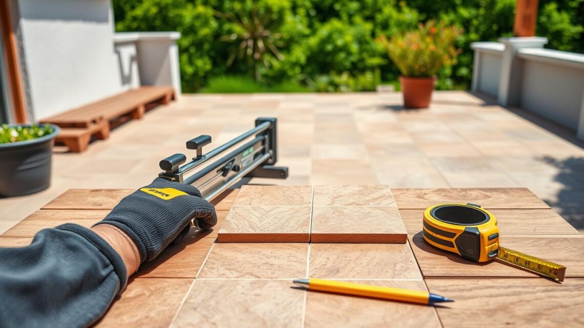Terrassenplatten schneiden – Anleitung und Tipps Terrassenplatten schneiden – Anleitung und Tipps
