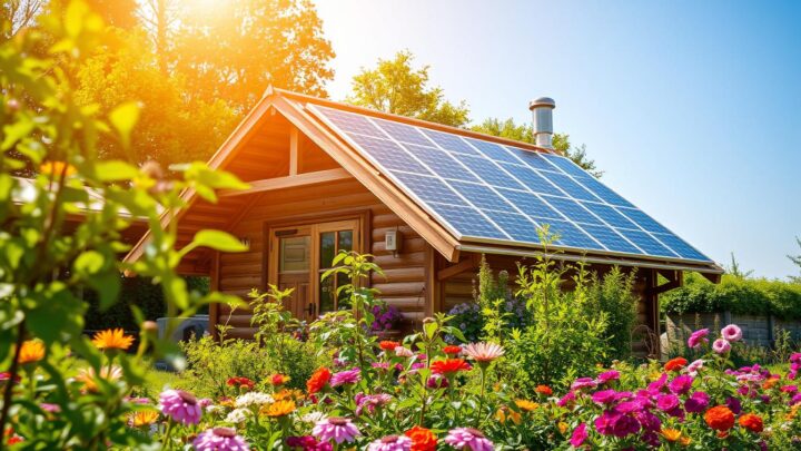 Solaranlage Gartenhaus: Sonnenstrom und Sonnenwärme gratis!