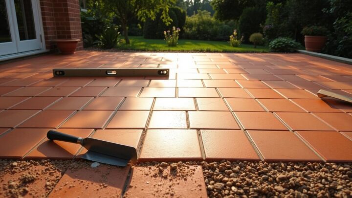 Terrassenplatten verlegen – Schritt für Schritt Anleitung