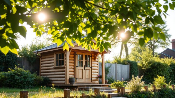 Wie nah darf man ein Gartenhaus an der Grundstücksgrenze stehen