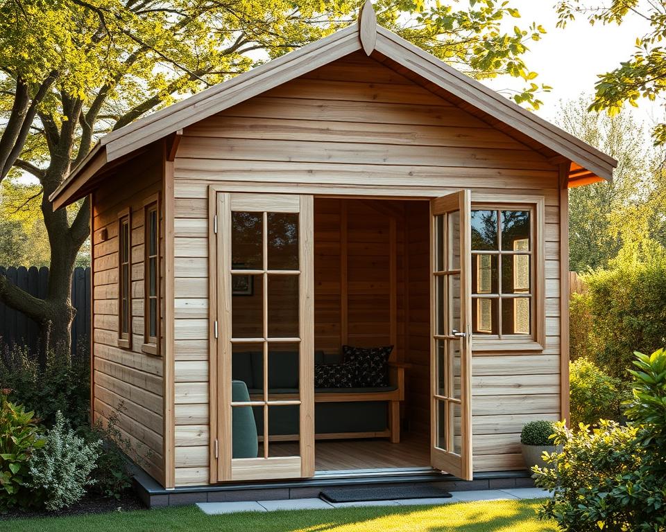 40 mm Gartenhaus für ganzjährige Nutzung