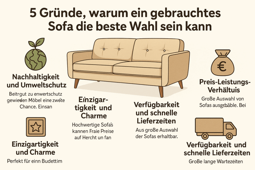 5 Gründe, warum ein gebrauchtes Sofa die beste Wahl sein kann