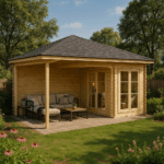 5-Eck Gartenhaus Liwa