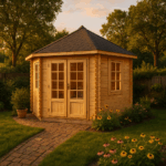5-Eck Gartenhaus Liwa Compact