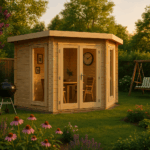 Fjordholz 5 Eck Gartenhaus Modell Abbie 28