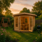 Fjordholz 5 Eck Gartenhaus Modell Abbie 28
