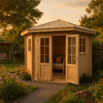 Fjordholz 5-Eck Gartenhaus Modell Evelyn 1A