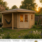 Fjordholz 5-Eck Gartenhaus Modell Evelyn 1B