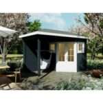 Fjordholz 5-Eck Gartenhaus Modell Evelyn 1B| Rabatt: 26%|6x4m