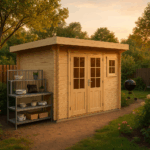 Fjordholz 5-Eck Gartenhaus Modell Evelyn 1C