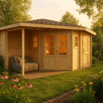 Fjordholz 5-Eck Gartenhaus Modell Evelyn 1E
