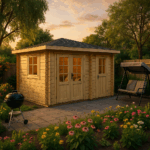 Fjordholz 5-Eck Gartenhaus Modell Evelyn 1E