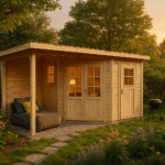 Fjordholz 5-Eck Gartenhaus Modell Evelyn 1E