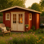 Fjordholz 5-Eck Gartenhaus Modell Evelyn 2B
