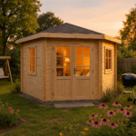 Fjordholz 5-Eck Gartenhaus Modell Evelyn 3A