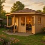 Fjordholz 5-Eck Gartenhaus Modell Evelyn 3B| Rabatt: 26%|4x3m