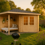 Fjordholz 5-Eck Gartenhaus Modell Evelyn 3C