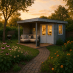 Fjordholz 5-Eck Gartenhaus Modell Evelyn 3C