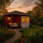 Fjordholz 5-Eck Gartenhaus Modell Evelyn 3C