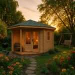 Fjordholz 5-Eck Gartenhaus Modell Evelyn 3E| Rabatt: 26%|5x3m