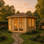 Fjordholz 5-Eck Gartenhaus Modell Fargo 44 B