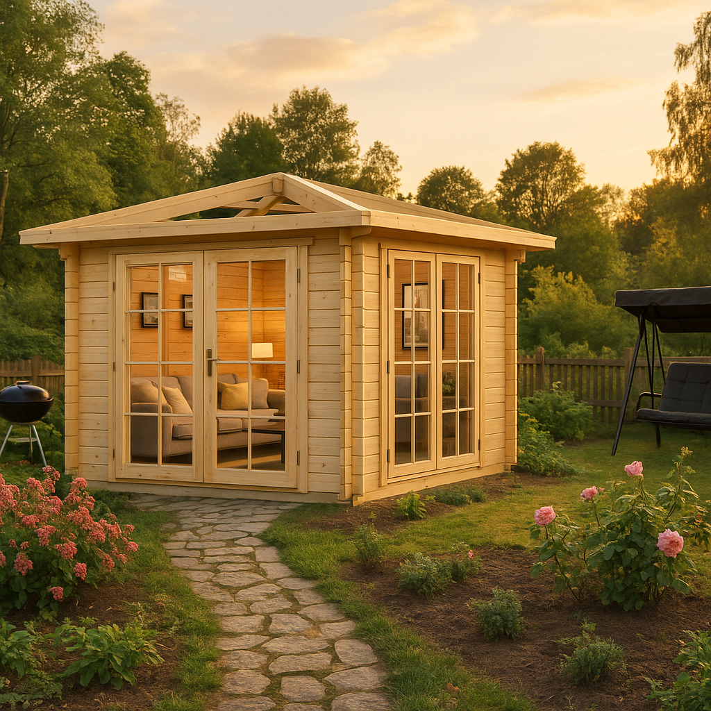 Fjordholz 5-Eck Gartenhaus Modell Fargo 70 B Fjordholz 5-Eck Gartenhaus Modell Fargo 70 B