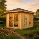 Fjordholz 5-Eck Gartenhaus Modell Fargo 70 B