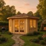 Fjordholz 5-Eck Gartenhaus Modell Fargo 70 B| Rabatt: 26%