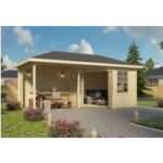 5-Eck Gartenhaus Modell Helsingborg 40| Rabatt: 26%|5x3m