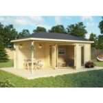 5-Eck Gartenhaus Modell Jokkmokk 40| Rabatt: 26%|5x3m