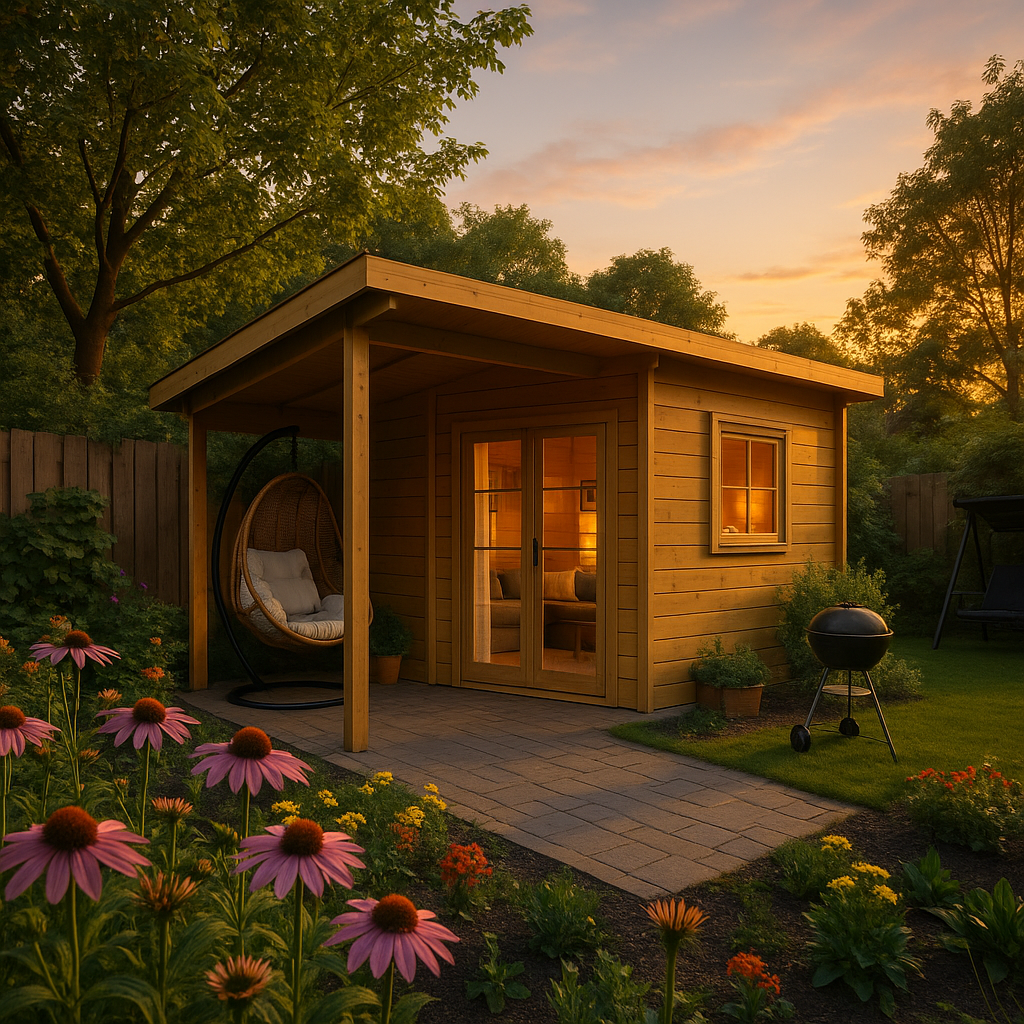 Fjordholz 5-Eck Gartenhaus Modell Leva 2B| Rabatt: 26%