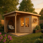 Fjordholz 5-Eck Gartenhaus Modell Leva 2B