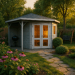 Fjordholz 5-Eck Gartenhaus Modell Leva 2B
