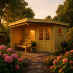 Fjordholz 5-Eck Gartenhaus Modell Leva 2C