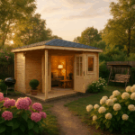 Fjordholz 5-Eck Gartenhaus Modell Leva 2C