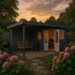 Fjordholz 5-Eck Gartenhaus Modell Leva 2C