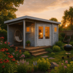 Fjordholz 5-Eck Gartenhaus Modell Leva 2E