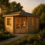 5-Eck Gartenhaus Modell Rhein ISO