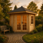 5-Eck Gartenhaus Victor-B 44 Iso