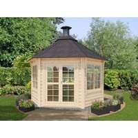 Fjordholz 6-Eck Grillpavillon Modell Hannes 9,0 m²| Rabatt: 26%